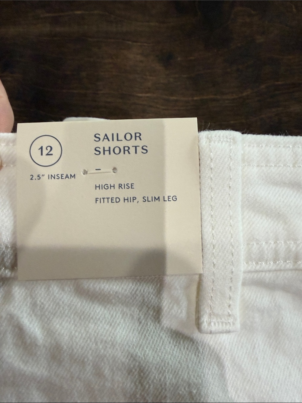 White Sailor Shorts - Picture 7 of 8
